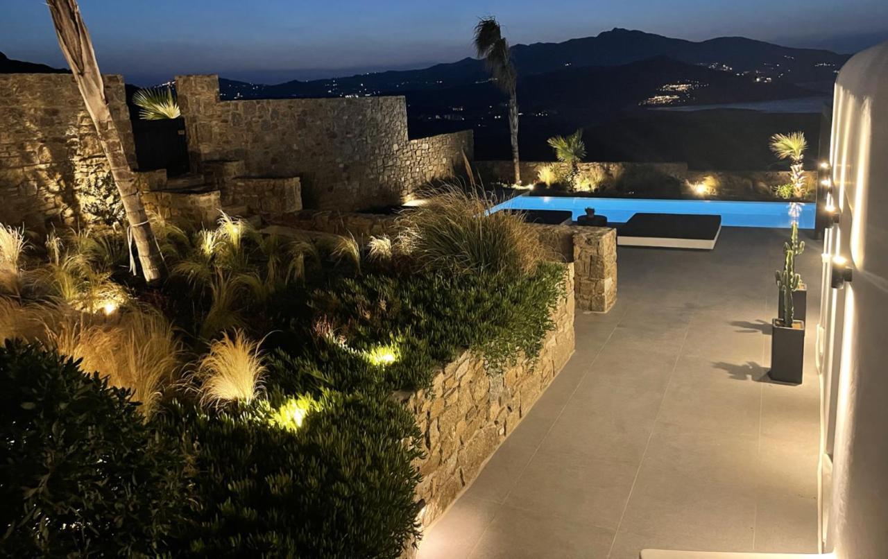 Mykonos Town Black And White Villas Ftelia - Mykonos מראה חיצוני תמונה