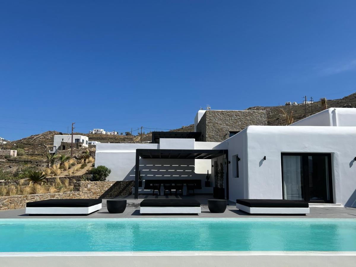 Mykonos Town Black And White Villas Ftelia - Mykonos מראה חיצוני תמונה